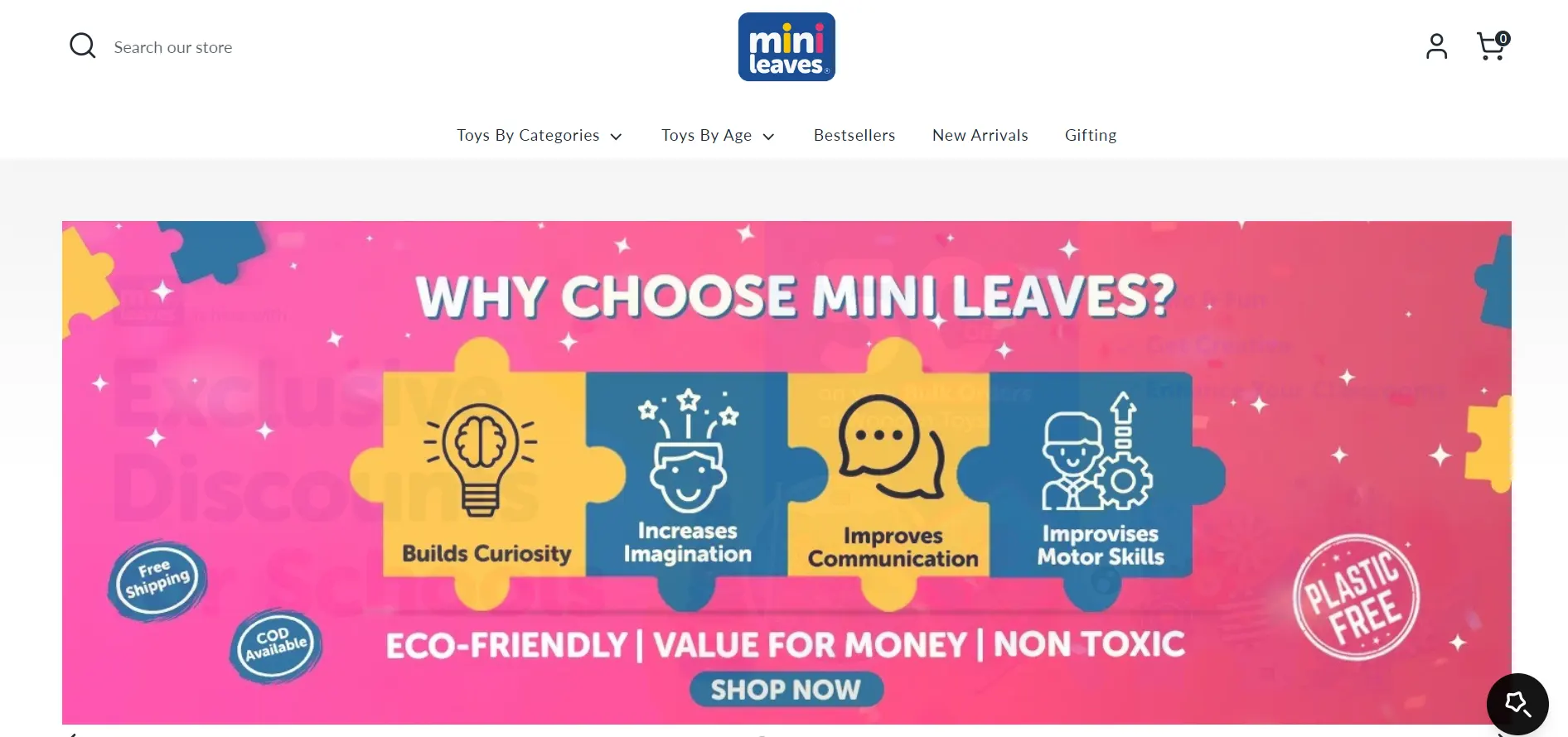 Mini Leave Tricky Mind Solution Ecommerce Client