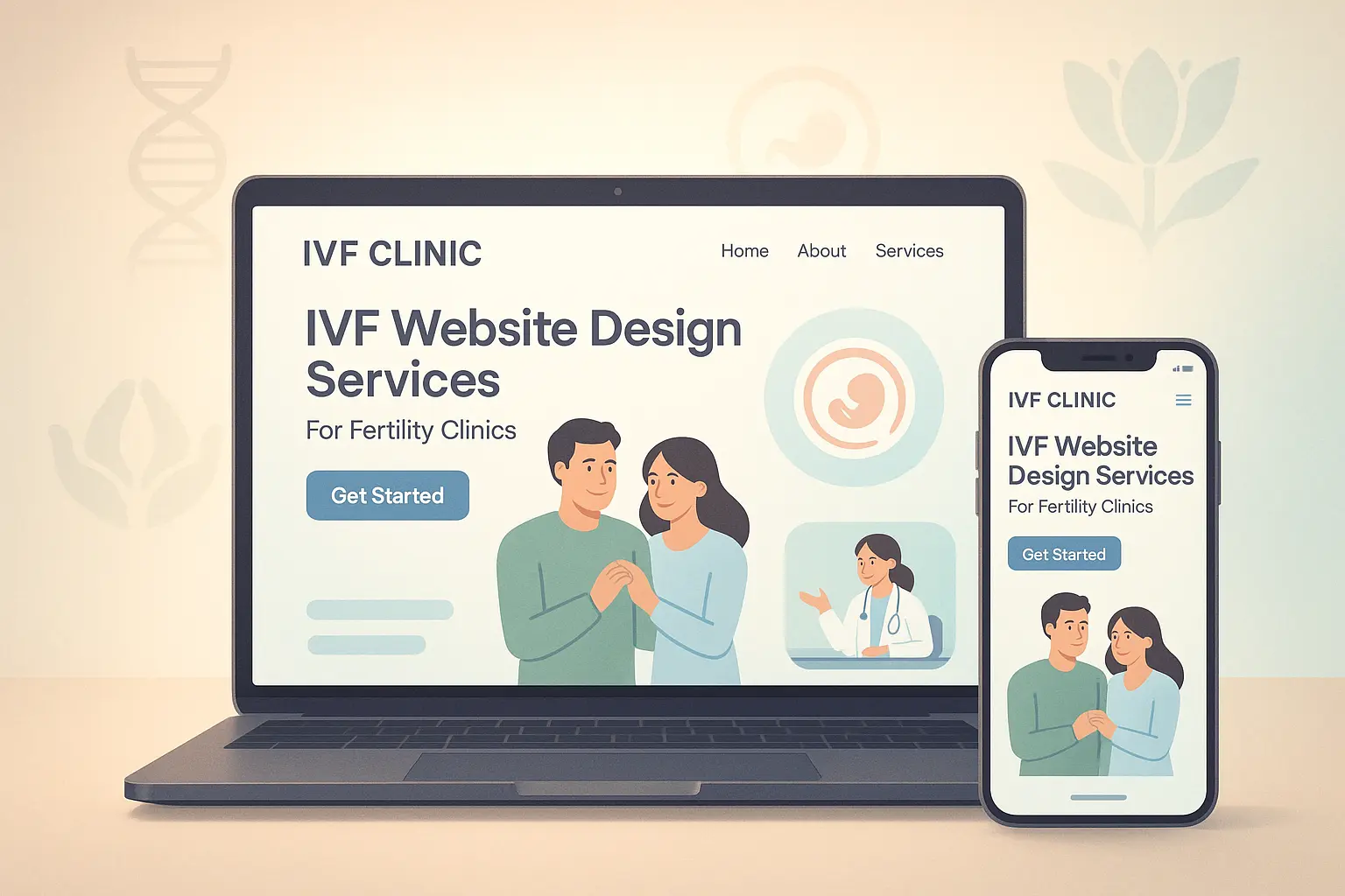 IVF Website Design Services by Tricky Mind Solution